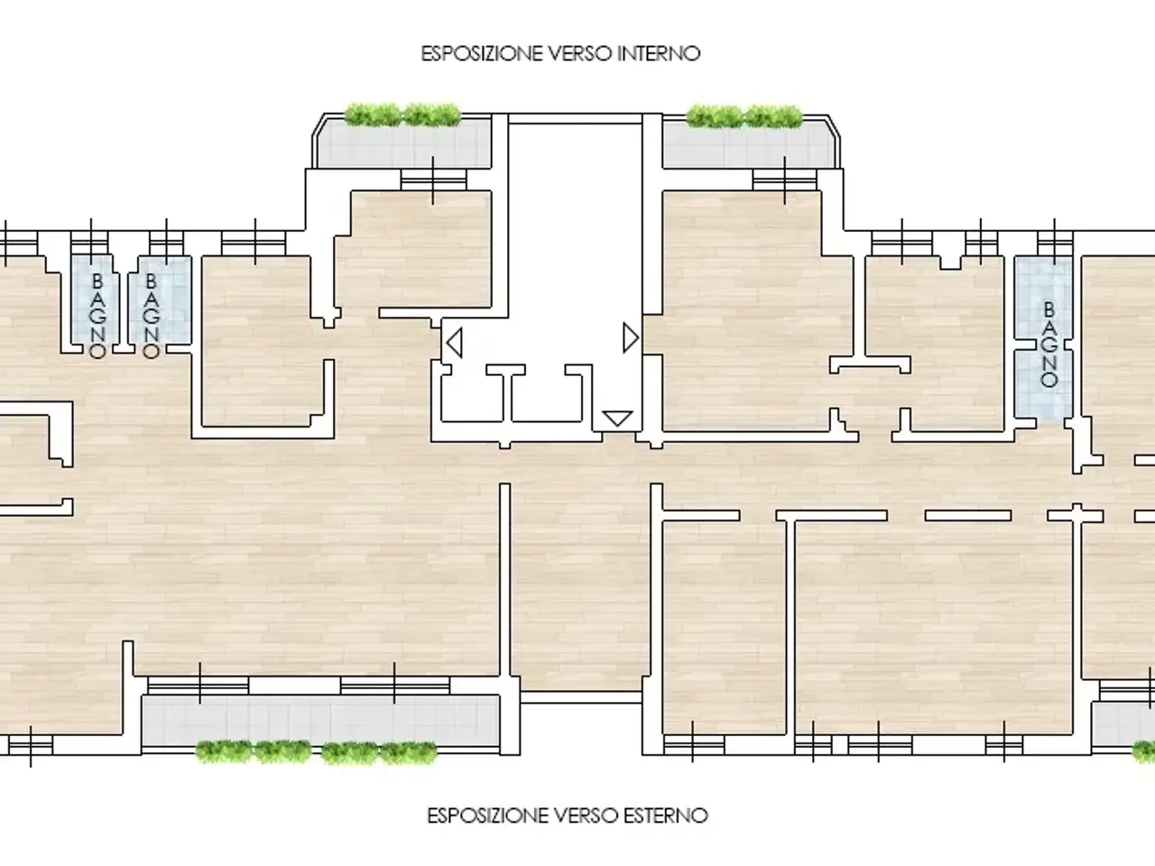 Ufficio in Via Pier Capponi 13, Milano, {3} - Planimetria 1