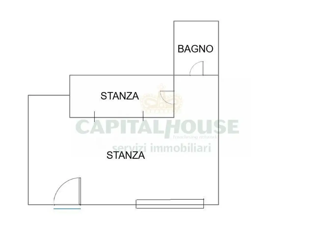 Negozio in Via Paolo della Valle 67/69, Napoli, {3} - Planimetria 1