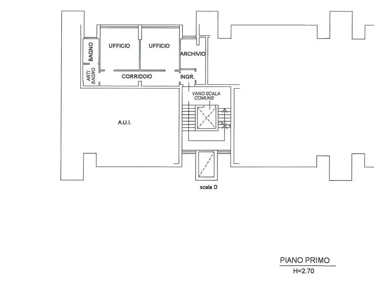 Ufficio in , Forli', {3} - Planimetria 1