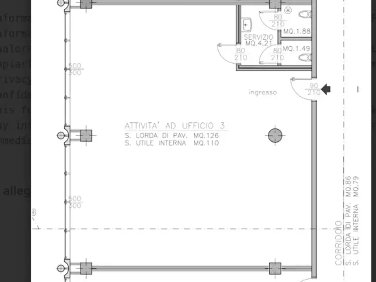 Ufficio in , Padova, {3} - Planimetria 1