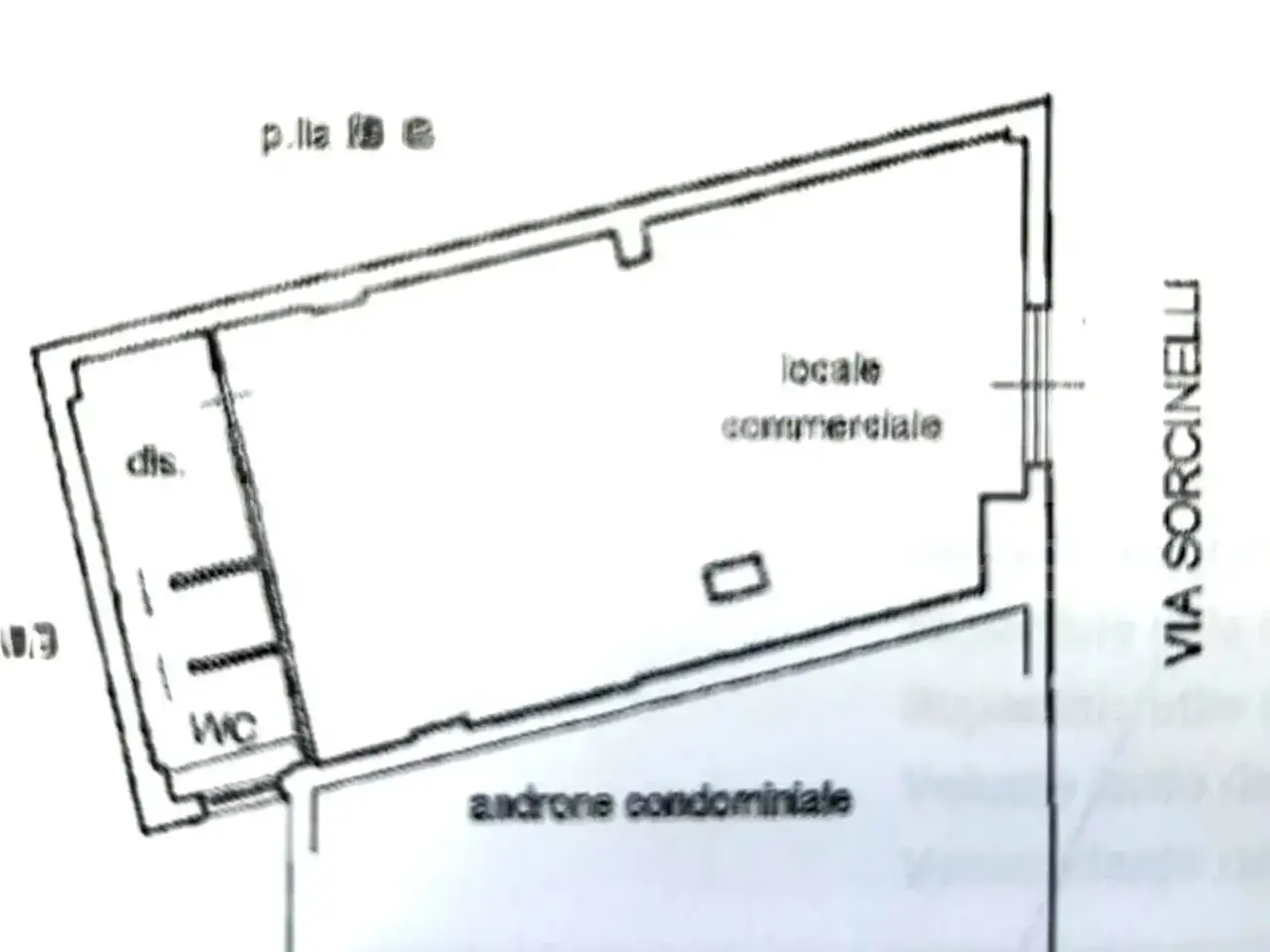 Negozio in Via Sorcinelli 2, Taranto, {3} - Planimetria 1