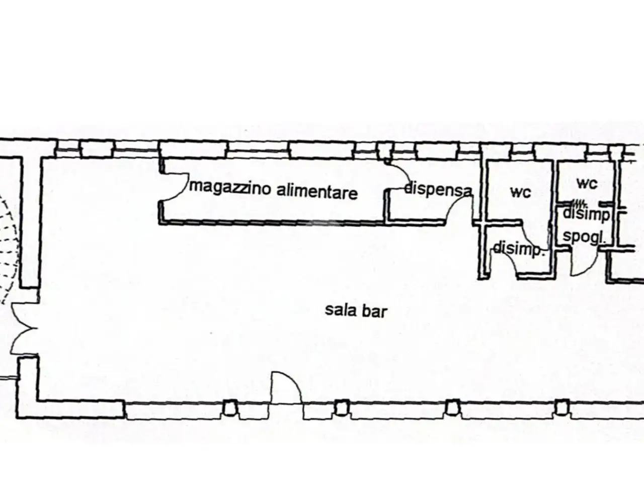 Negozio in Via Ivrea 75, Montalto Dora, {3} - Planimetria 1