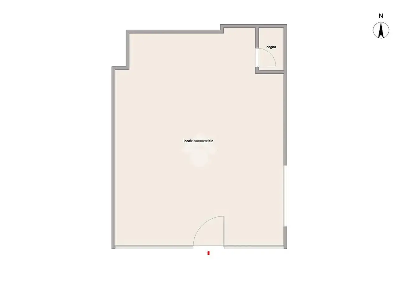 Negozio in Via Nazionale 126, Piancogno, {3} - Planimetria 1