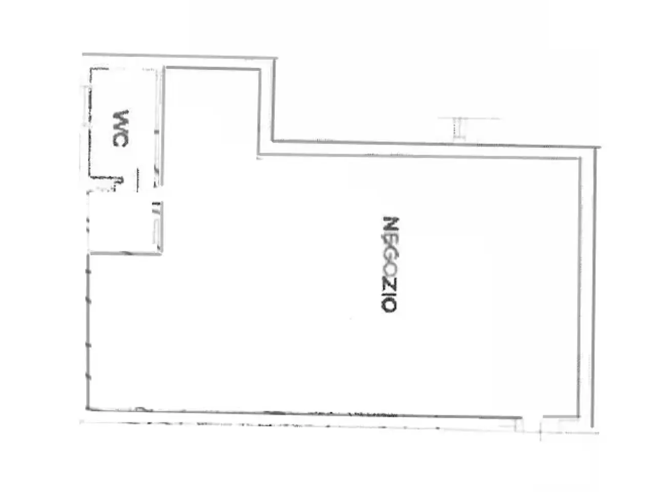 Negozio in Via Ezio Franceschini, Este, {3} - Planimetria 1