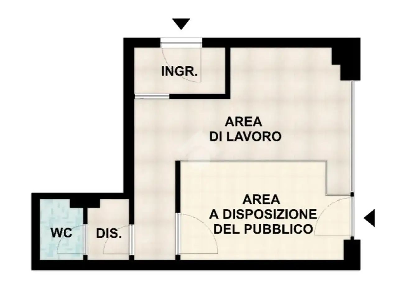 Negozio in Corso XXV Aprile 31, Erba, {3} - Planimetria 1