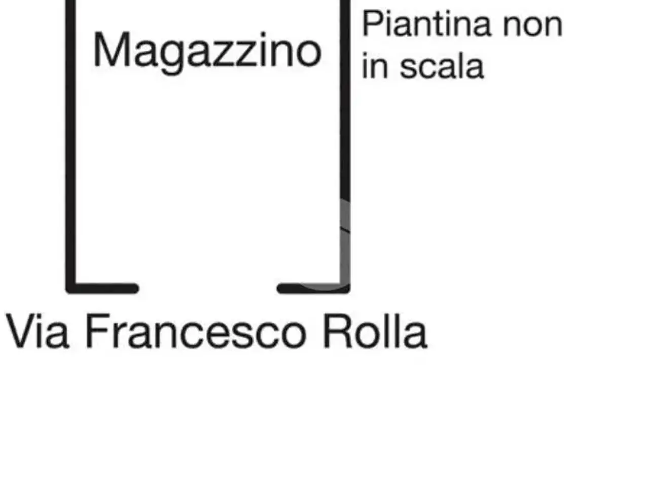 Magazzino in Via Francesco Rolla, Genova, {3} - Planimetria 1