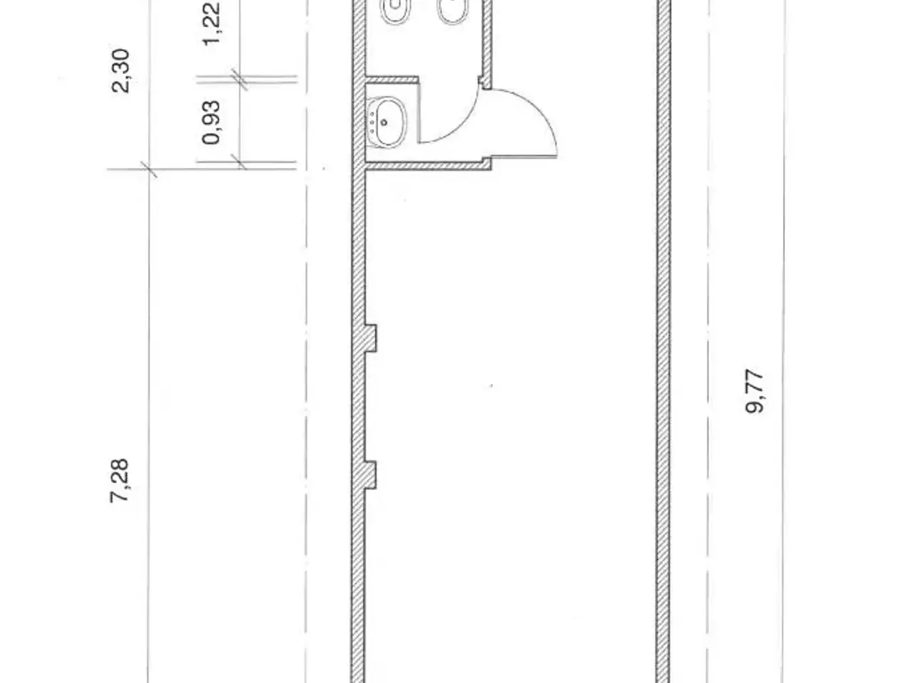Negozio in Via di Corticella 207, Bologna, {3} - Planimetria 1