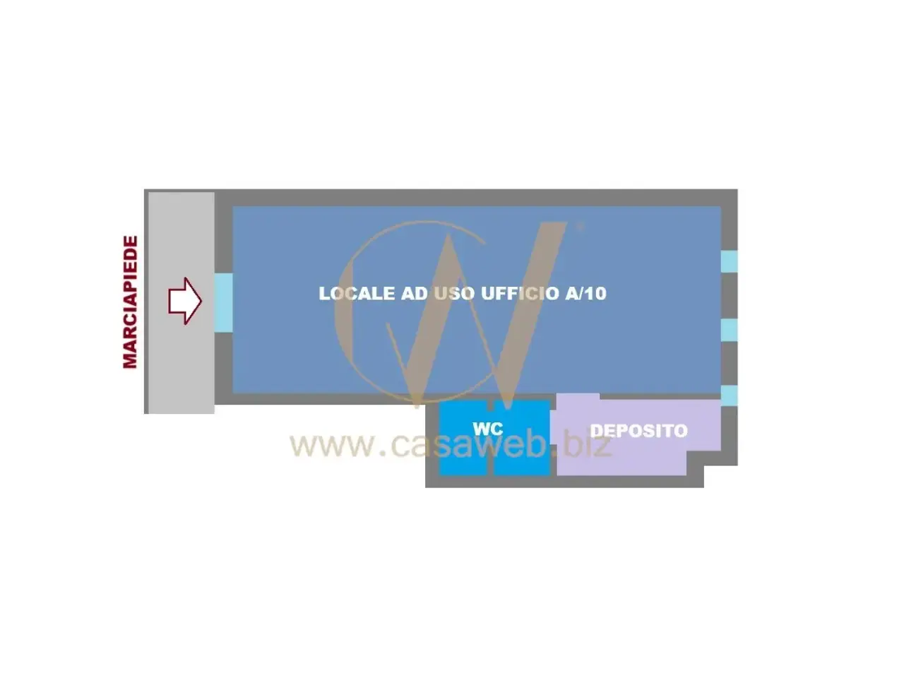 Negozio in Via Sandro Pertini, Caserta, {3} - Planimetria 1