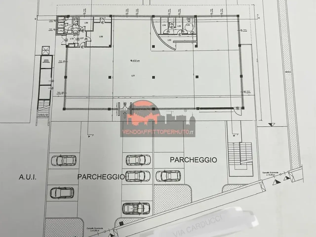Locale commerciale in Via Carducci, Cortenuova, {3} - Planimetria 1