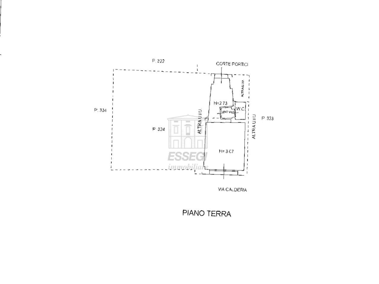 Palazzina commerciale in Via Beccheria 35, Lucca, {3} - Planimetria 1