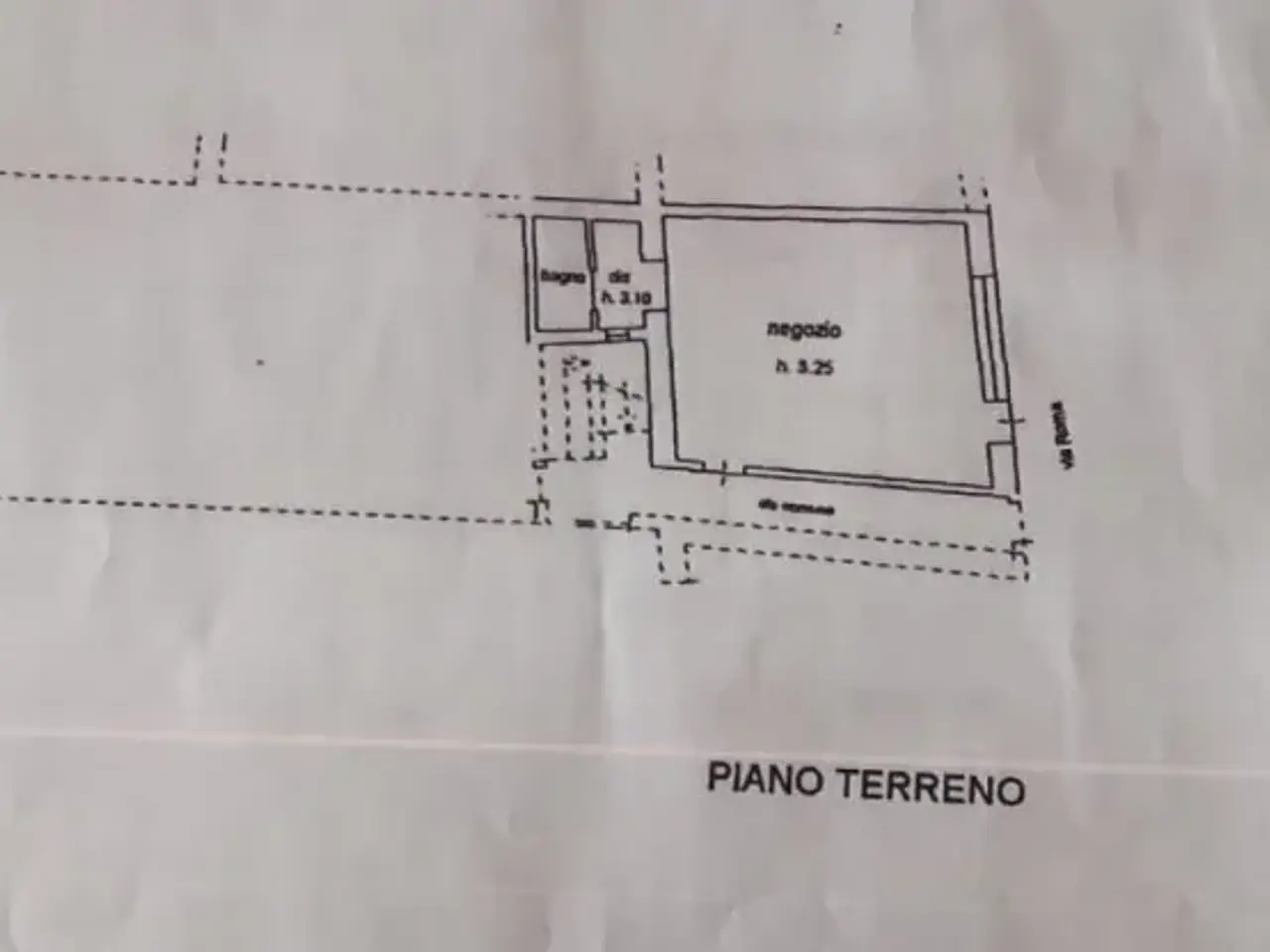 Negozio in Via Roma 50, Borgo San Dalmazzo, {3} - Planimetria 1