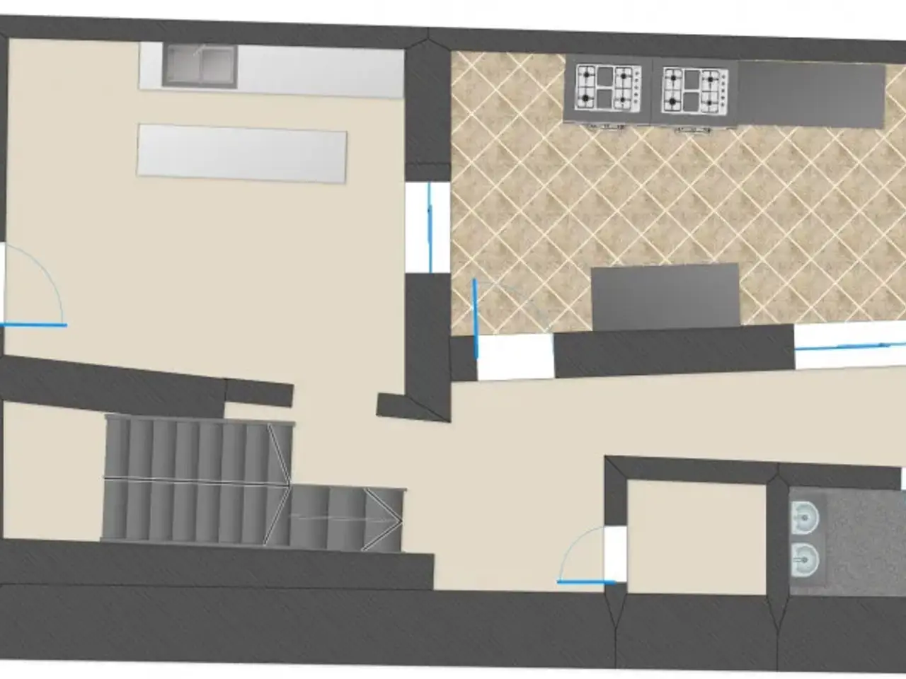 Ristorante in Via Streiter, Bolzano, {3} - Planimetria 1