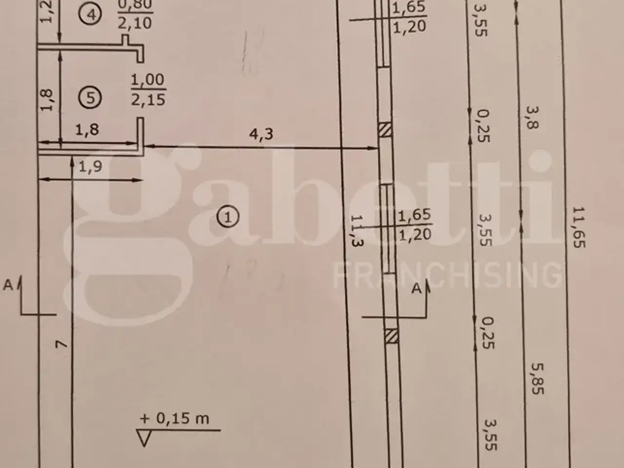 Negozio in Via Costutizione Snc, Sestu, {3} - Planimetria 1