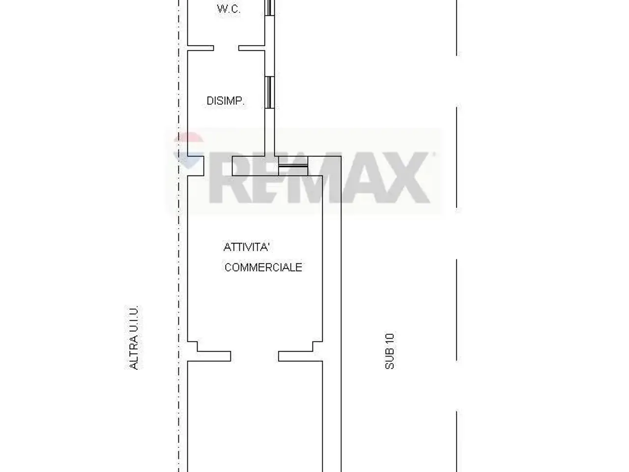 Negozio in Via Mannu 39/a, Sassari, {3} - Planimetria 1