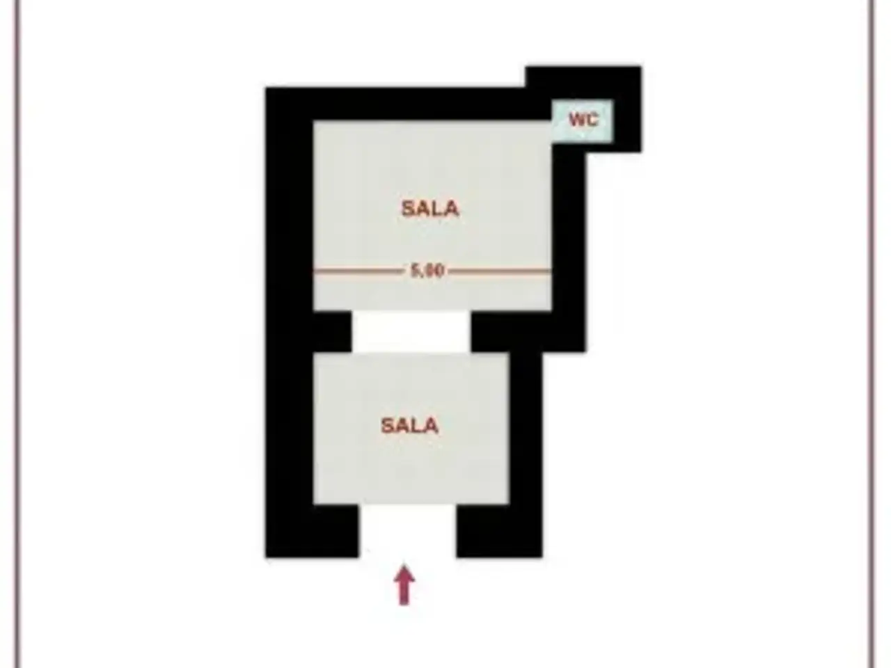 Negozio in Via Giacomo Savarese, Napoli, {3} - Planimetria 1