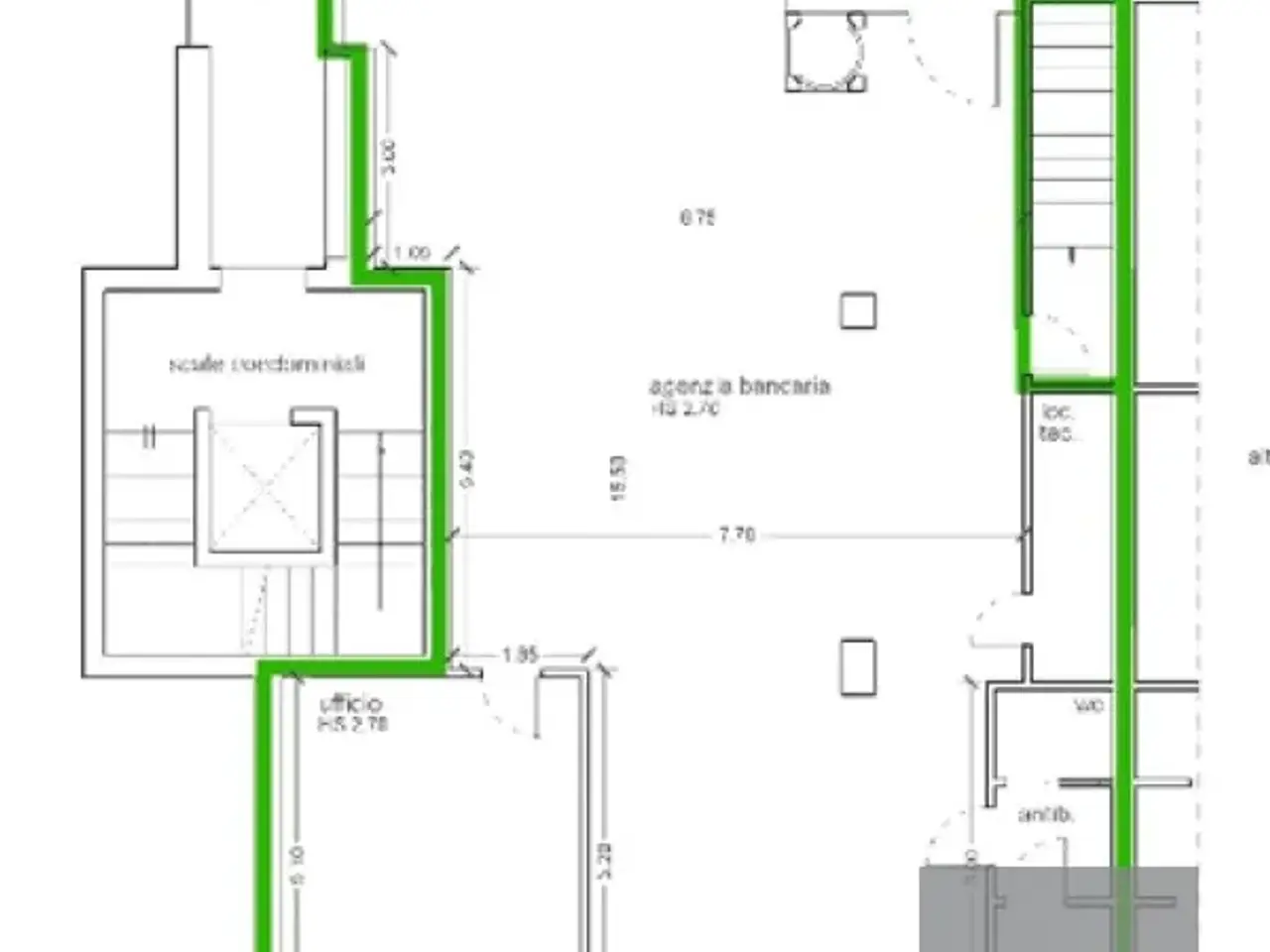 Negozio in , San Giorgio In Bosco, {3} - Planimetria 1