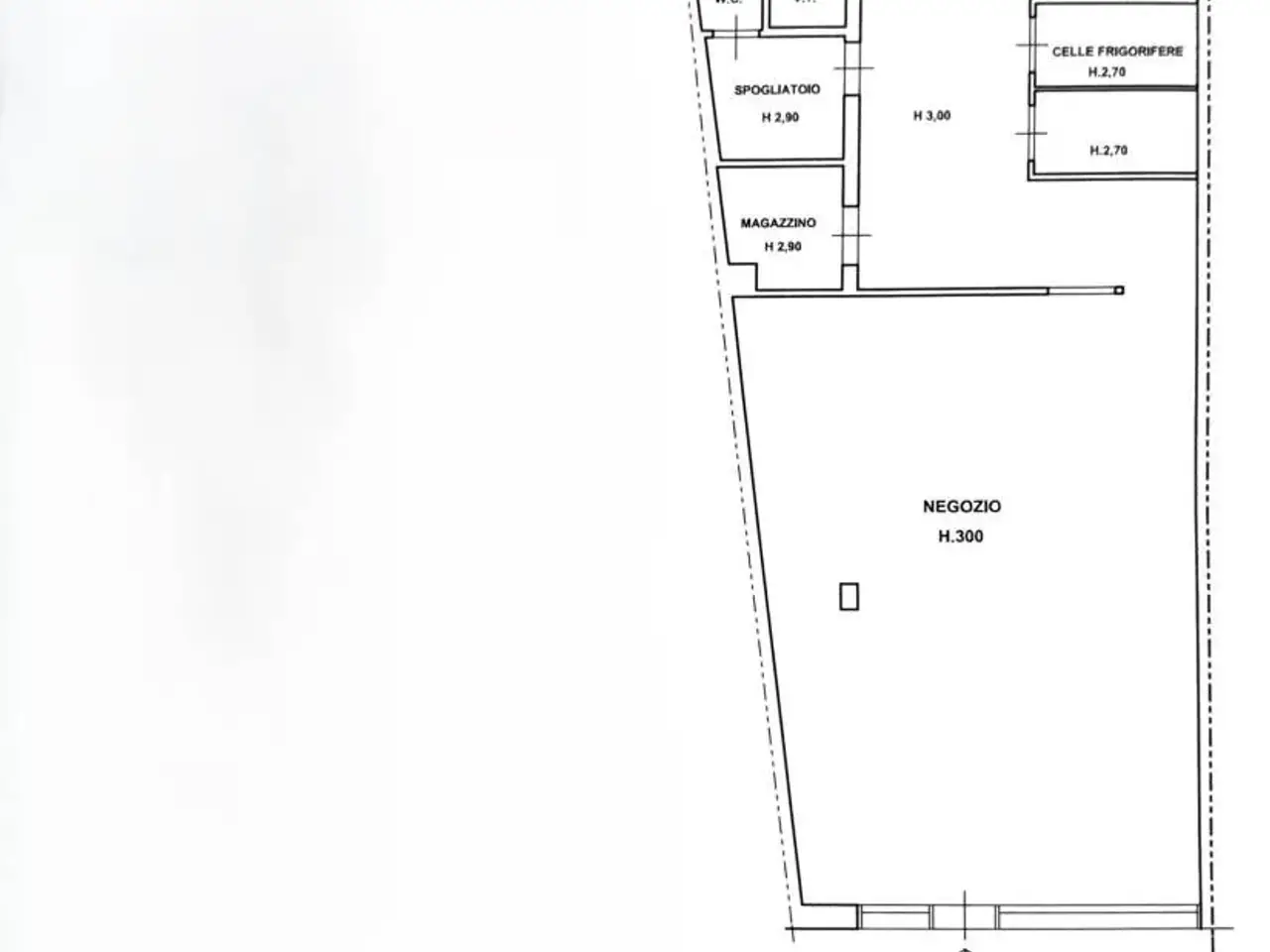 Negozio in Via Aurelia Sud, Viareggio, {3} - Planimetria 1