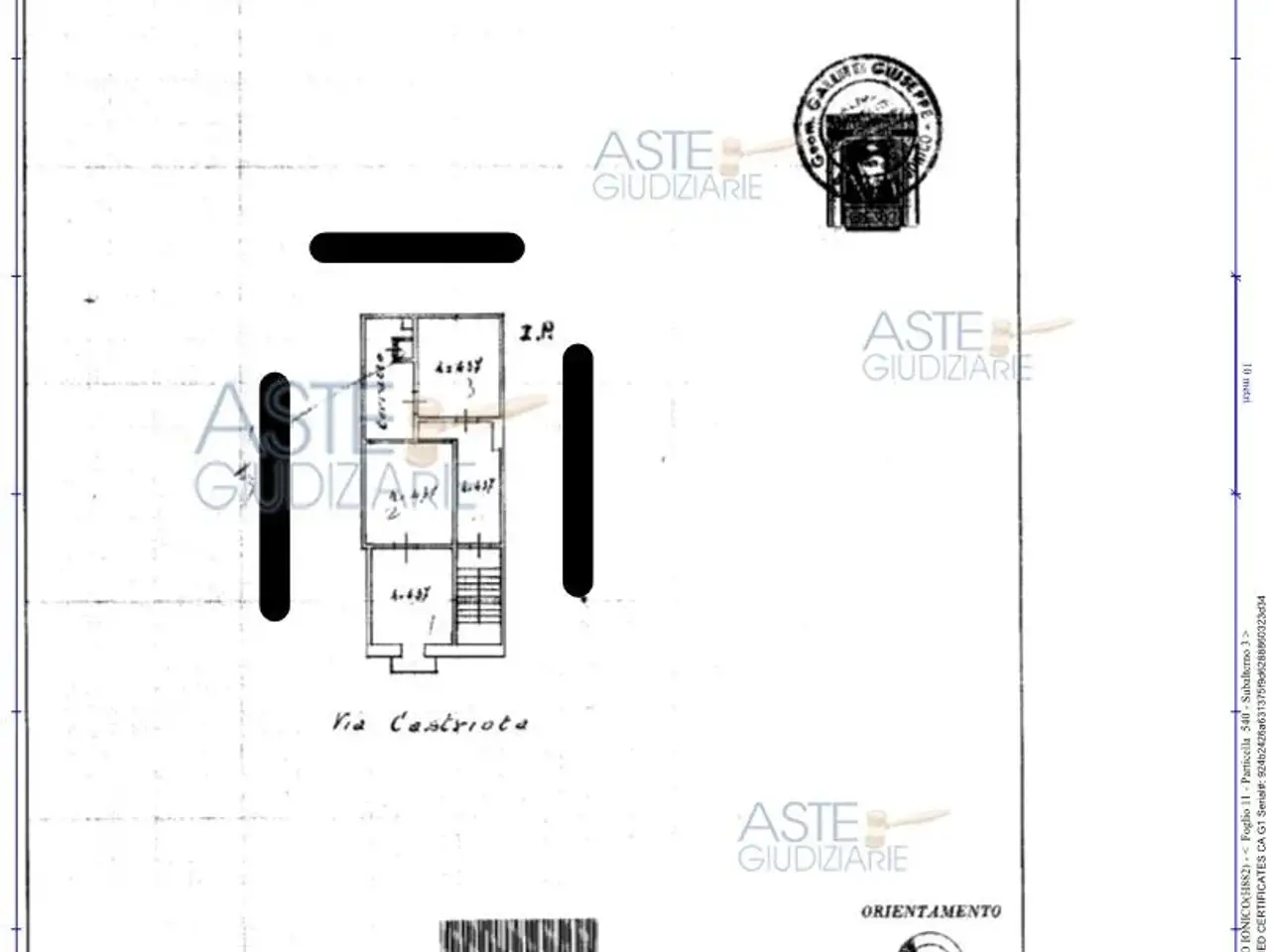 Deposito in Via Giorgio Schandemberg Castriota 30 30, San Giorgio Ionico, {3} - Planimetria 1