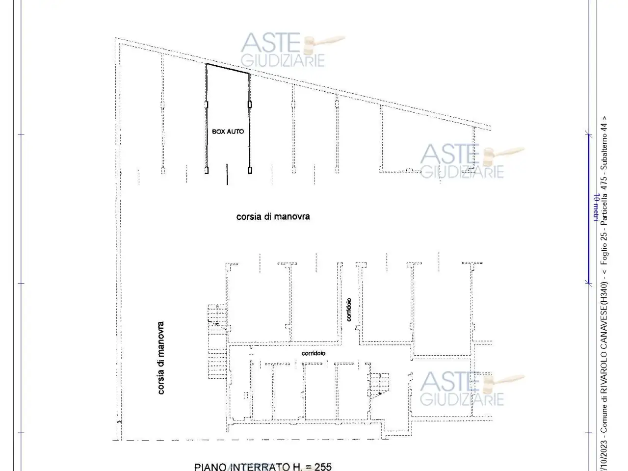 Garage in C.So Re Arduino, 86, 10086 Rivarolo Canavese To, Italia 86, Rivarolo Canavese, {3} - Planimetria 1