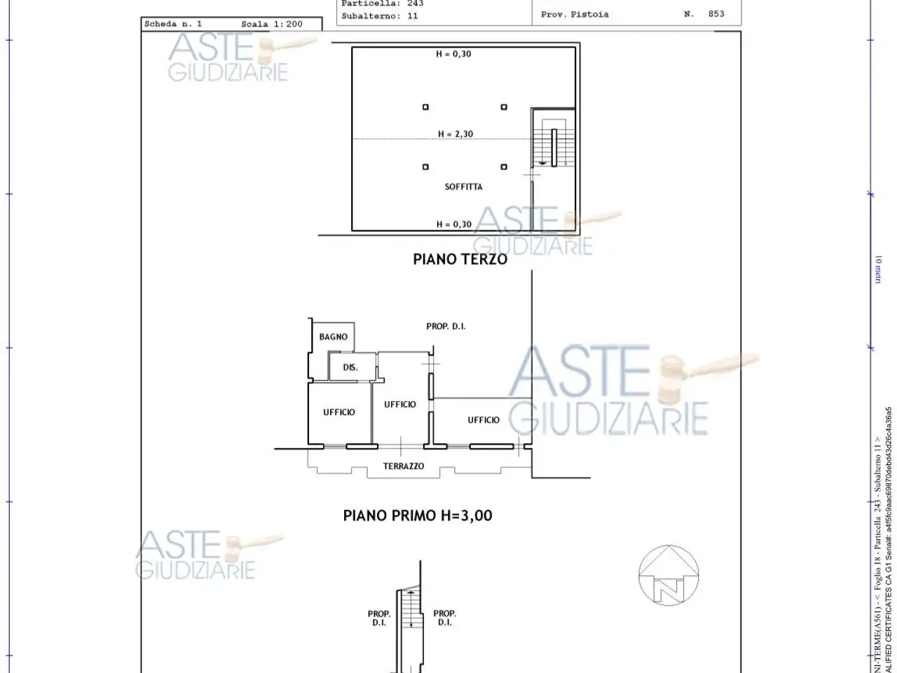 Ufficio in Via Giuseppe Mazzini, 62, 51016 Montecatini-Terme Pt, Italia 62, Montecatini Terme, {3} - Planimetria 1