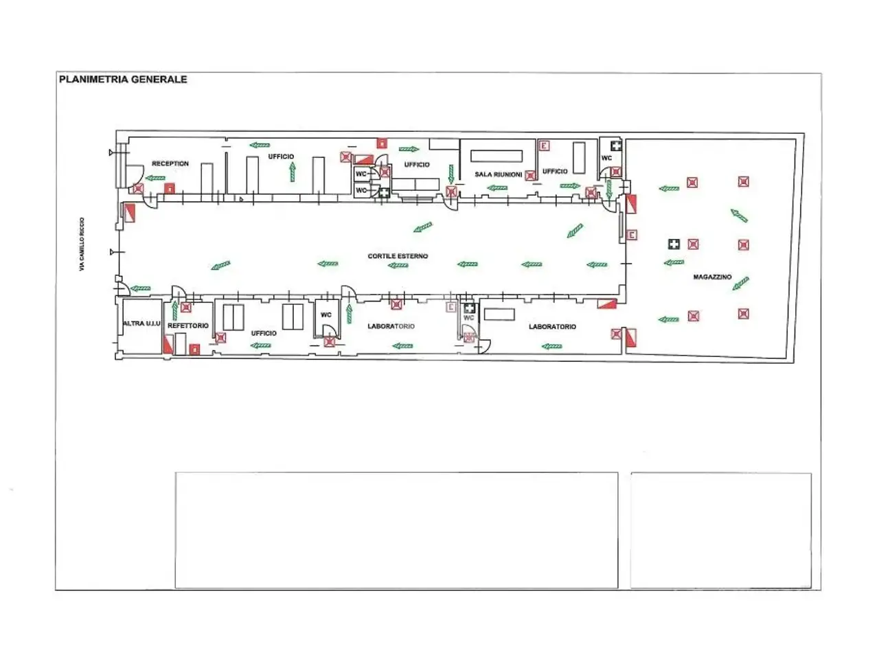 Capannone in Via Camillo Riccio 72, Torino, {3} - Planimetria 1