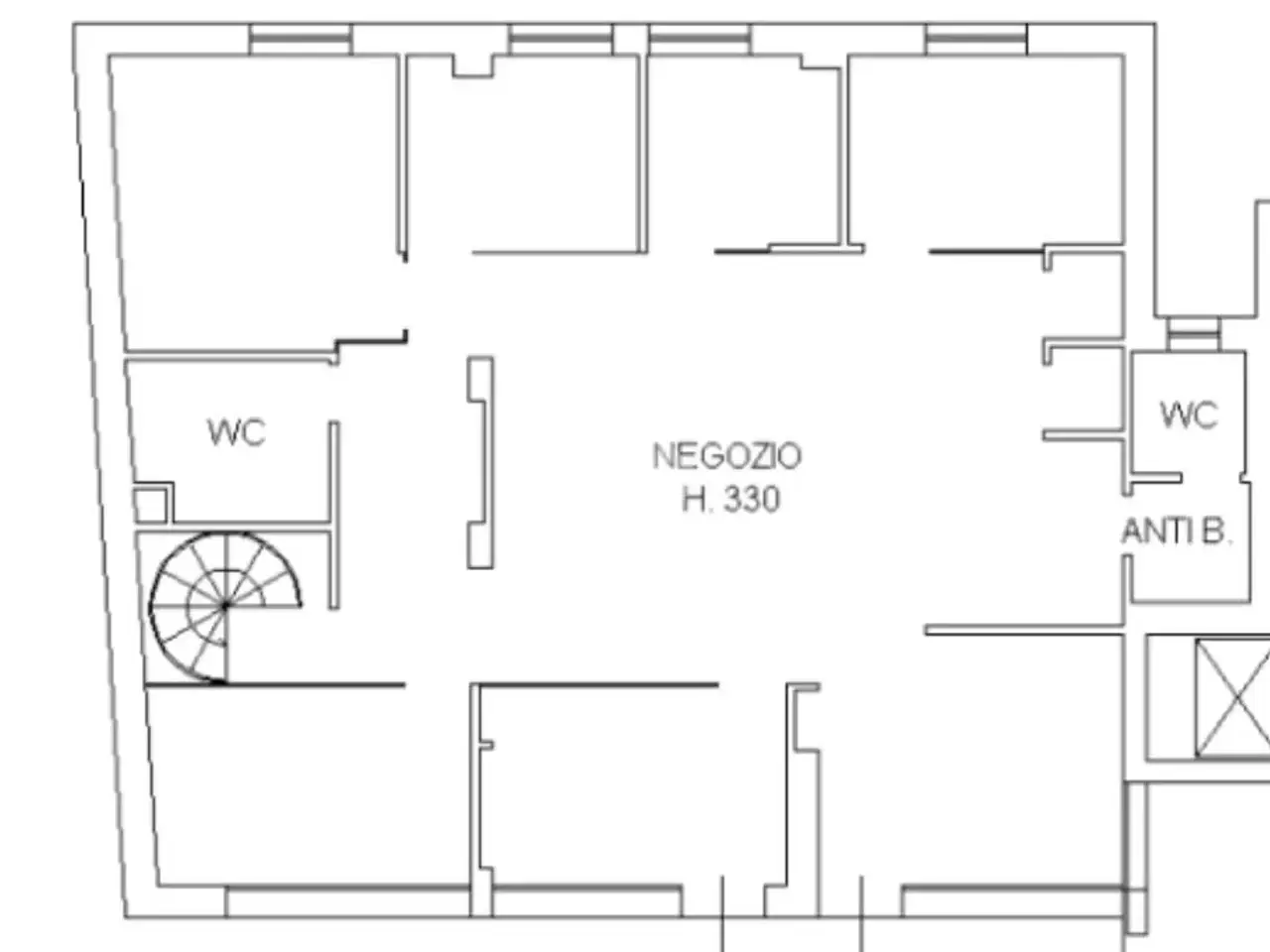 Ufficio in Viale Margherita 51, Vicenza, {3} - Planimetria 1