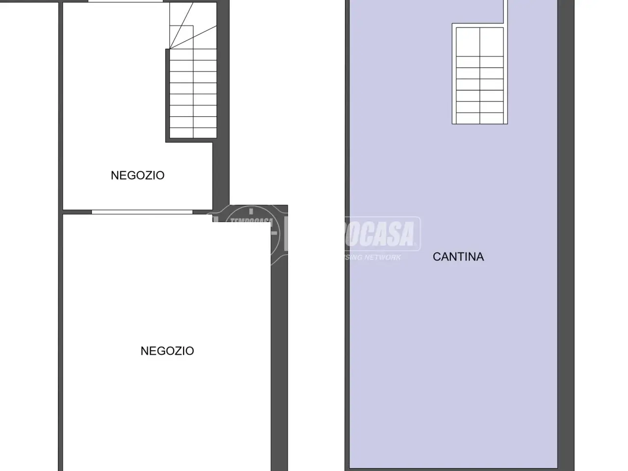 Negozio in Via Quinto Romano, Milano, {3} - Planimetria 1