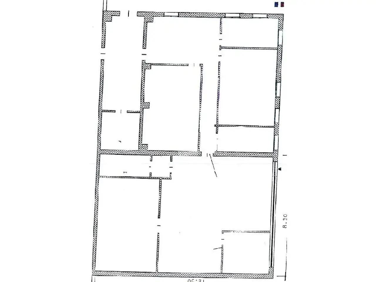 Ufficio in Via Aldo Moro, Castelcovati, {3} - Planimetria 1