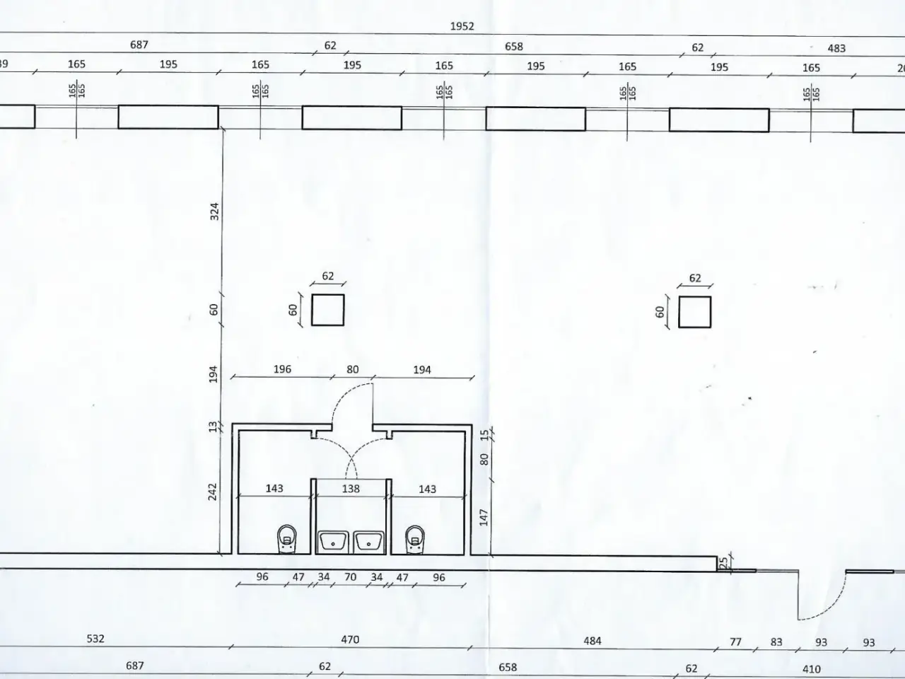 Ufficio in Piazza della Serenissima 60, Castelfranco Veneto, {3} - Planimetria 1