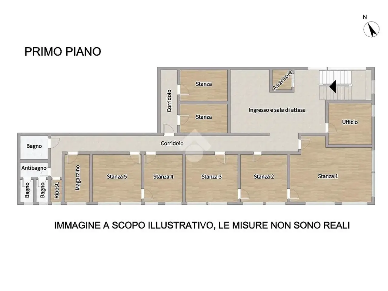 Ufficio in Via dell'Industria 4, Fermo, {3} - Planimetria 1