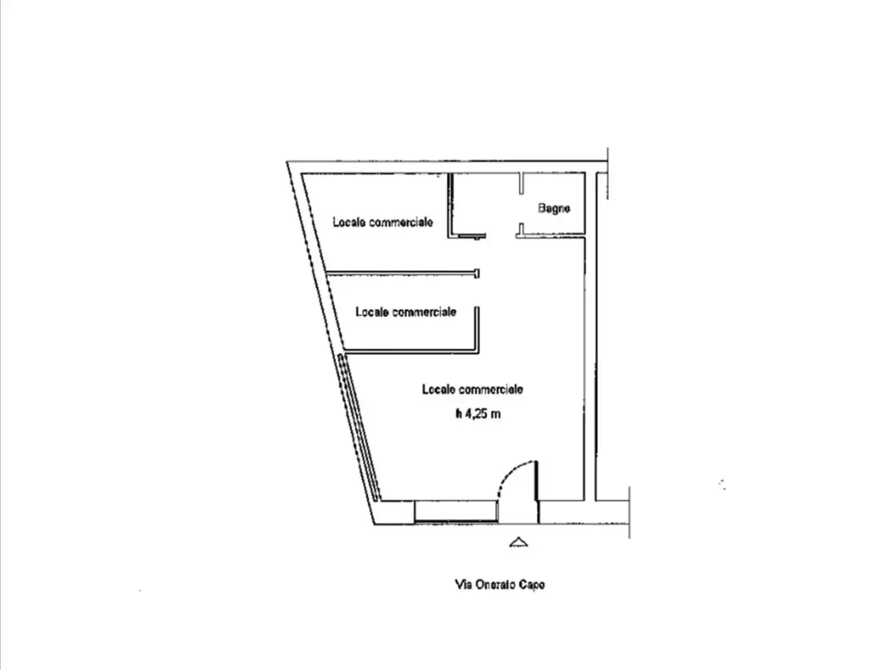 Palazzina commerciale in Via Onorato Capo, Anagni, {3} - Planimetria 1