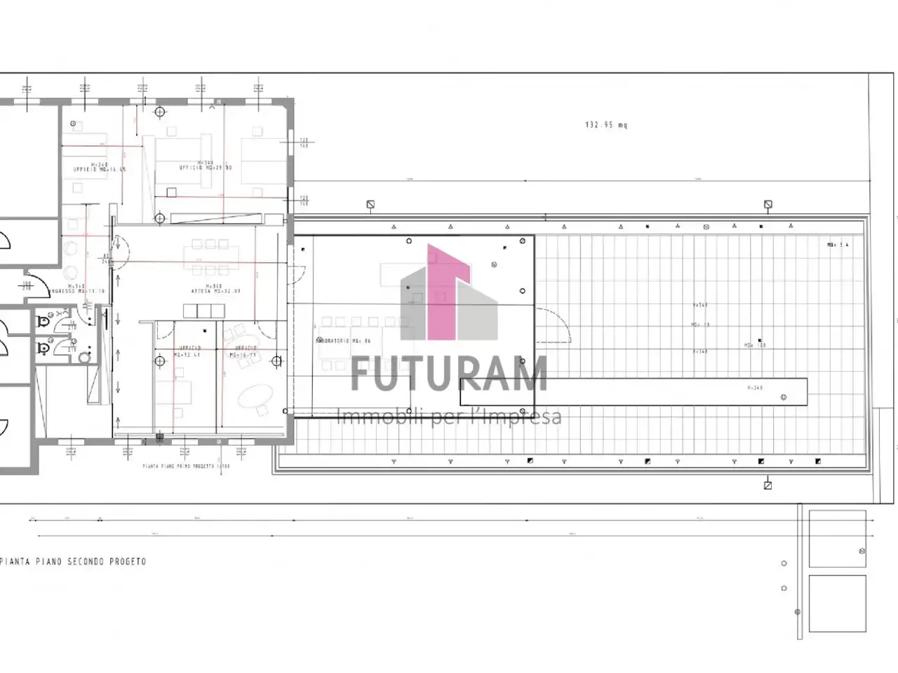 Ufficio in Viale del Lavoro,100, Vicenza, {3} - Planimetria 1