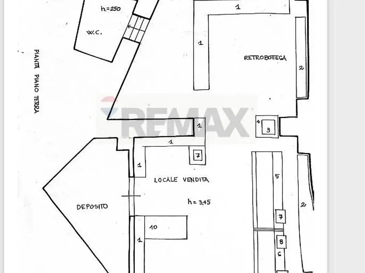 Negozio in Via Galermo 64, Catania, {3} - Planimetria 1