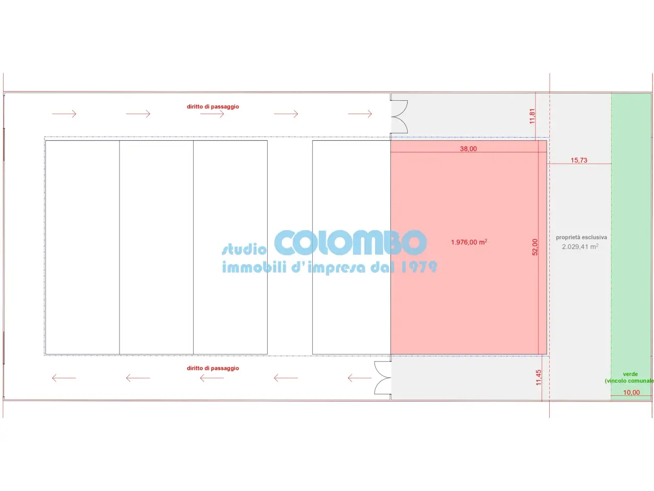 Capannone in Via Rovato, Castrezzato, {3} - Planimetria 1