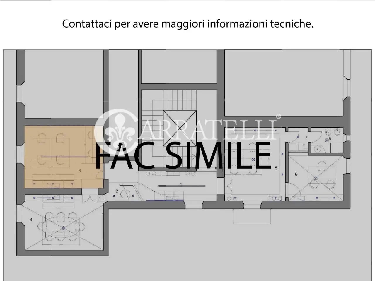 Azienda agricola in Via Calamandrei 42, Montepulciano, {3} - Planimetria 1