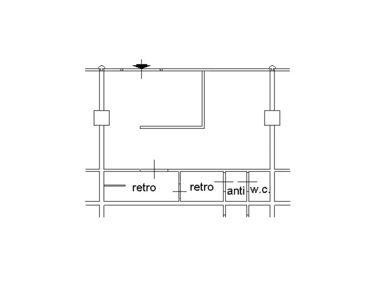 Negozio in Via Italo Svevo, N. 14-16, Trieste, {3} - Planimetria 1