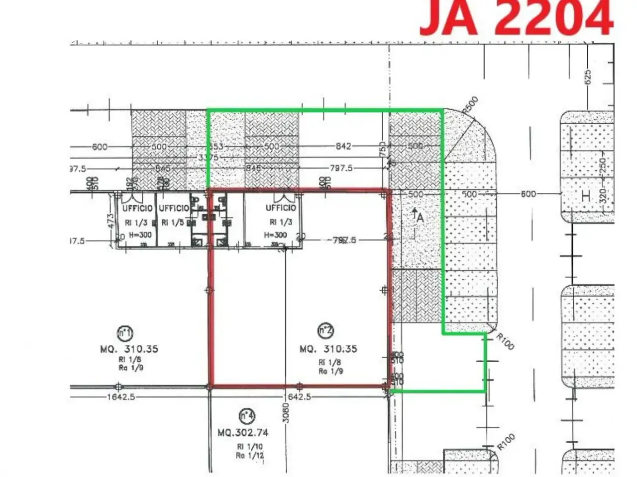 Capannone in Via Giorgio De Chirico 46, Reggio Emilia, {3} - Planimetria 1
