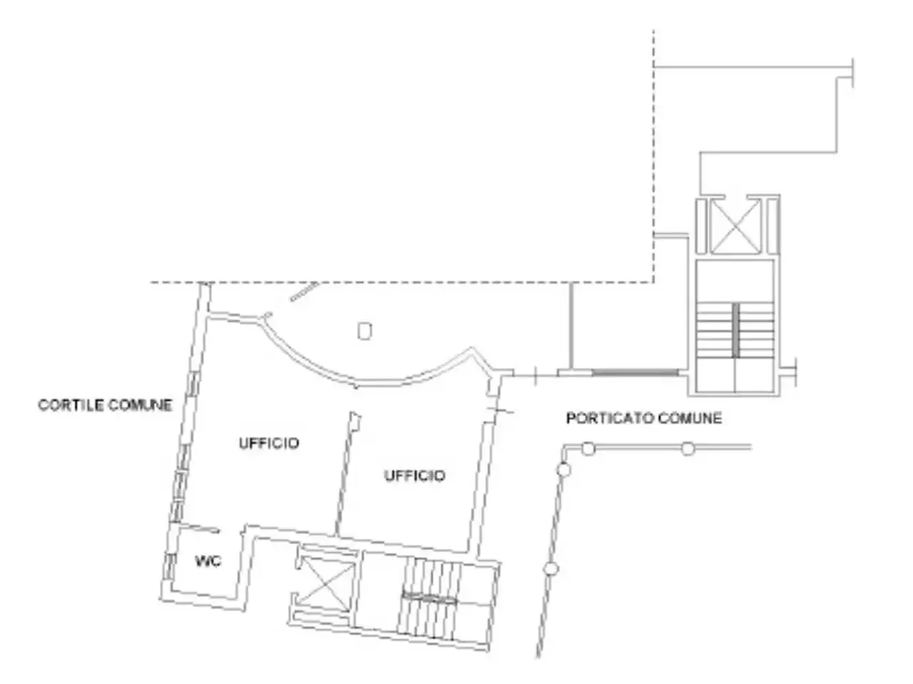 Ufficio in Via Grazia Deledda 17, Zibido San Giacomo, {3} - Planimetria 1