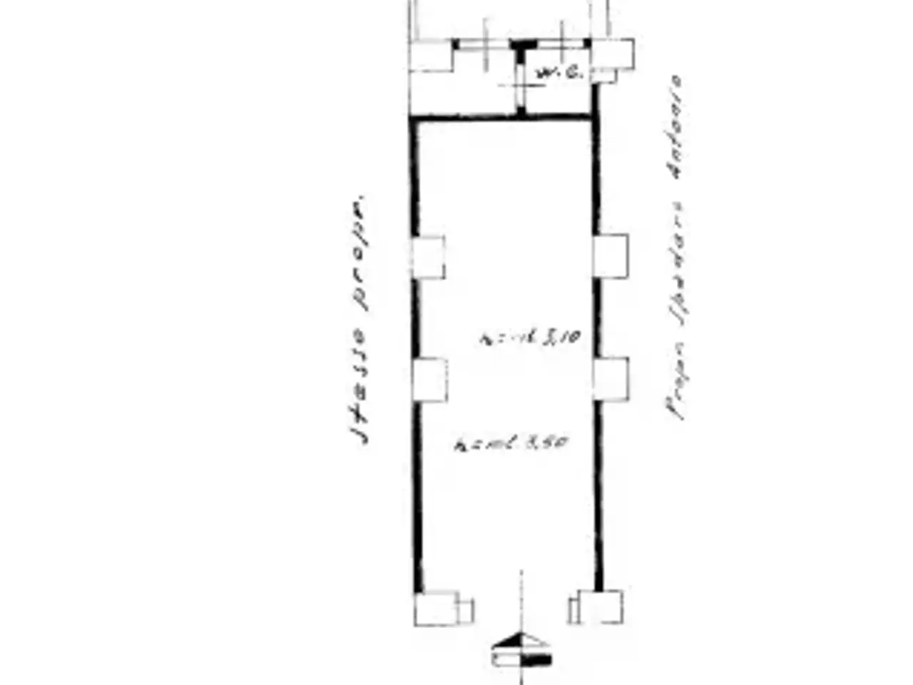 Negozio in Via Palermo 257, Messina, {3} - Planimetria 1