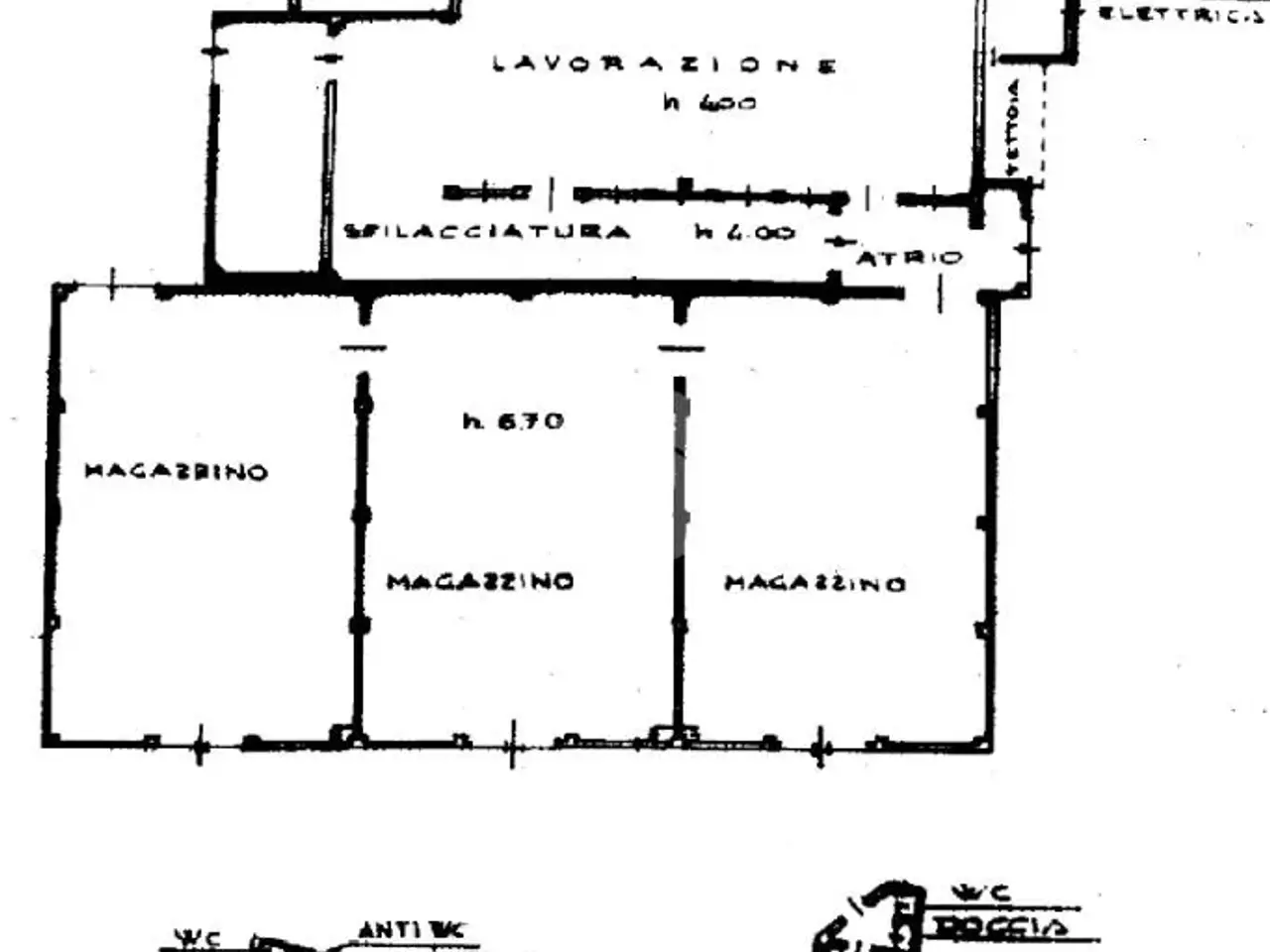 Capannone in Via Milano 109, Biella, {3} - Planimetria 1