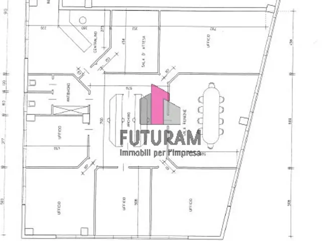 Ufficio in Via Piave, Dueville, {3} - Planimetria 1