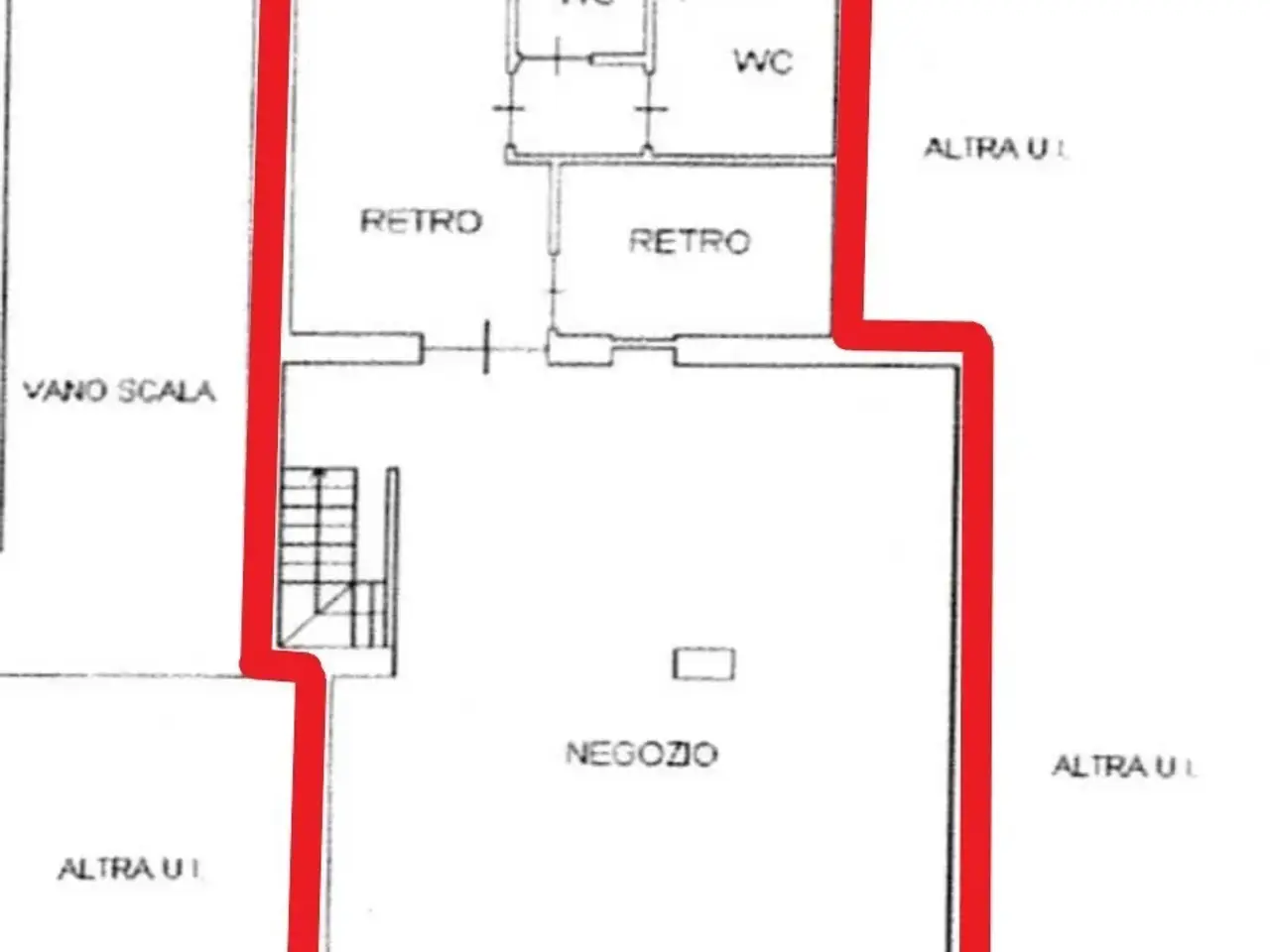 Negozio in Via Edmondo De Amicis 33, Milano, {3} - Planimetria 1