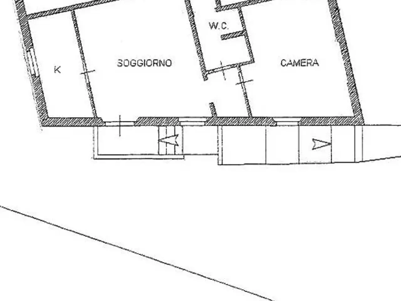 Trilocale in vendita, Via di Montione 38, Arezzo - Planimetria 1