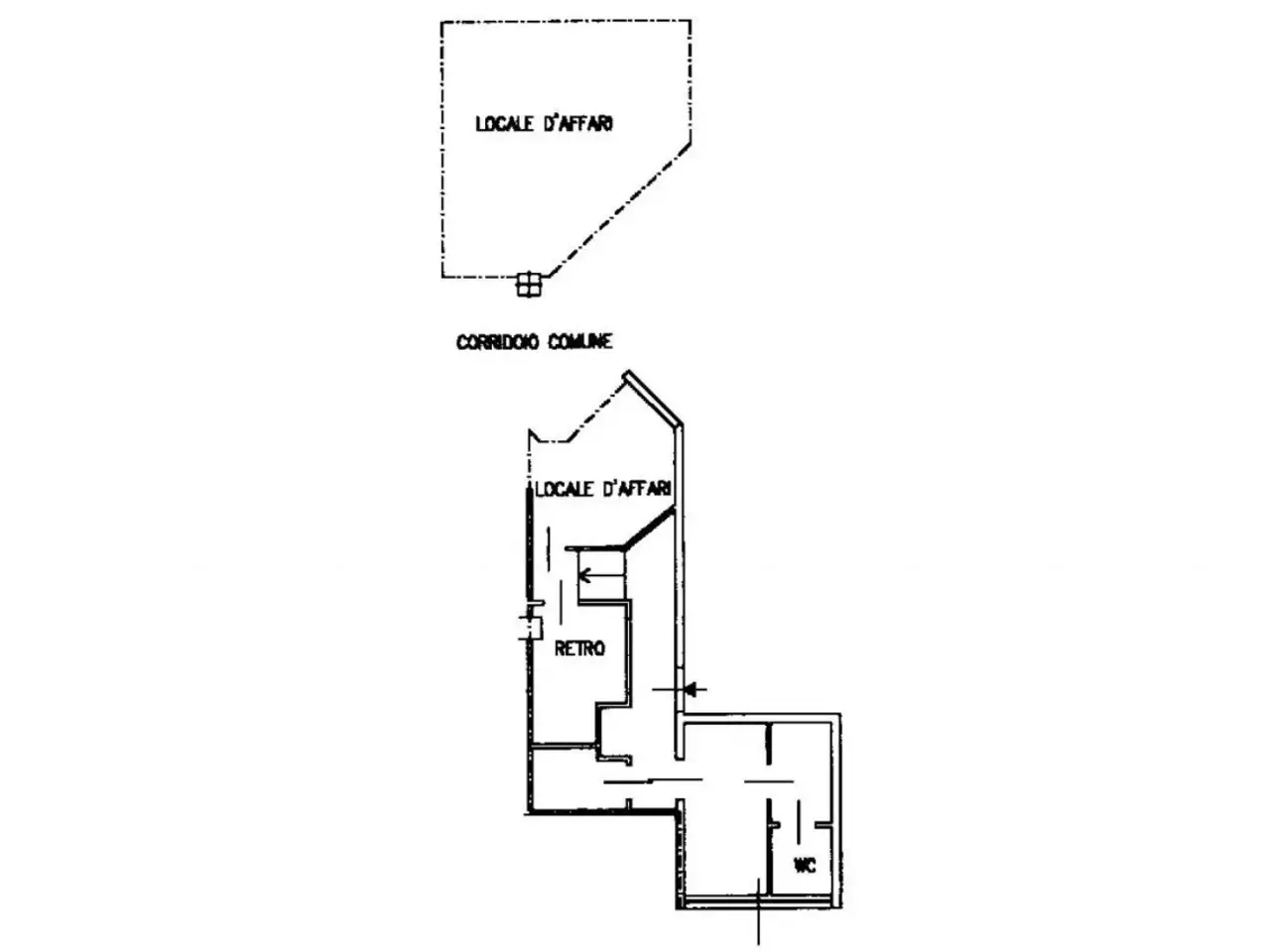 Negozio in Via Italo Svevo, N. 14-16, Trieste, {3} - Planimetria 1
