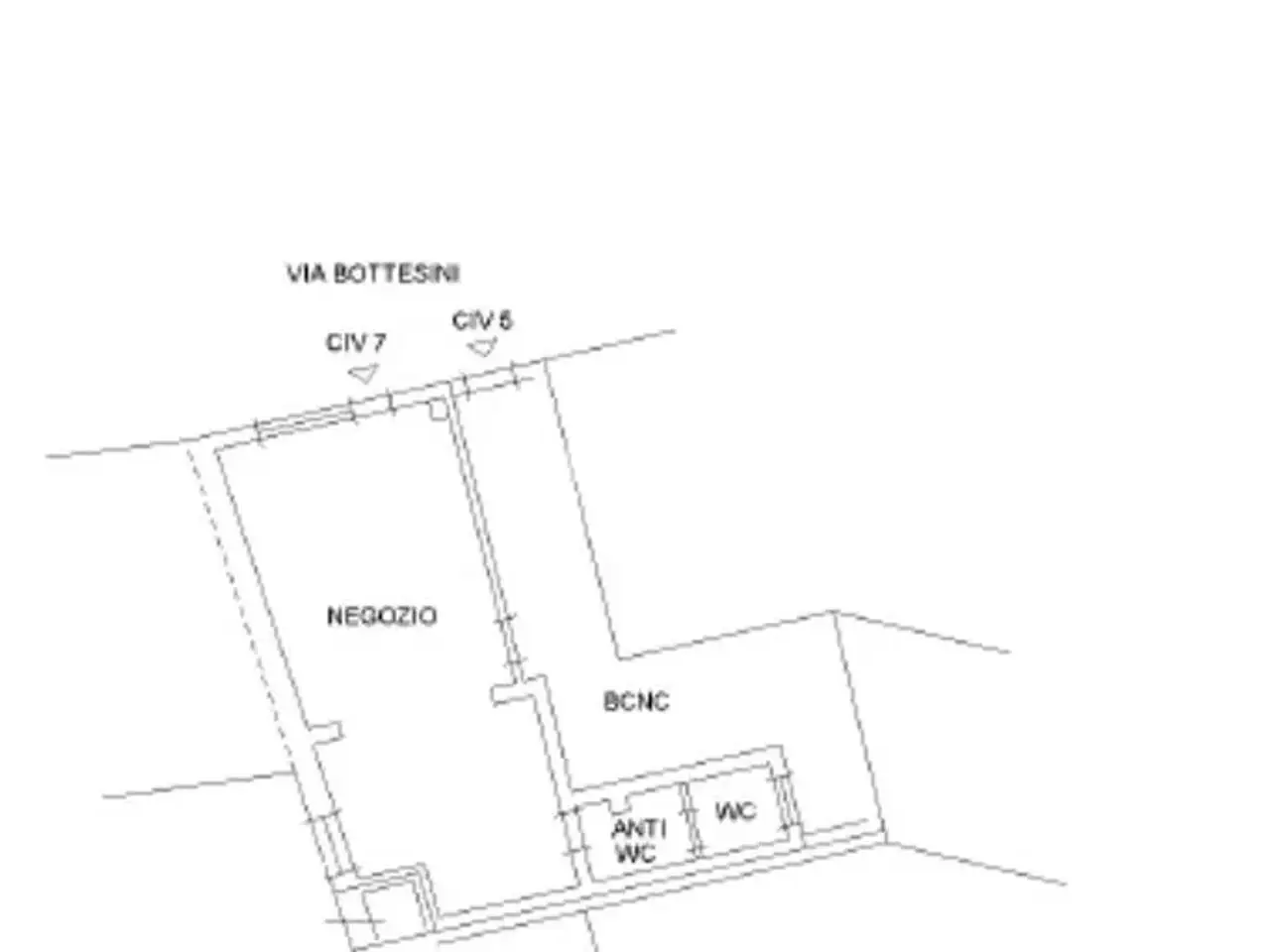 Ufficio in Via Giovanni Bottesini 7, Crema, {3} - Planimetria 1