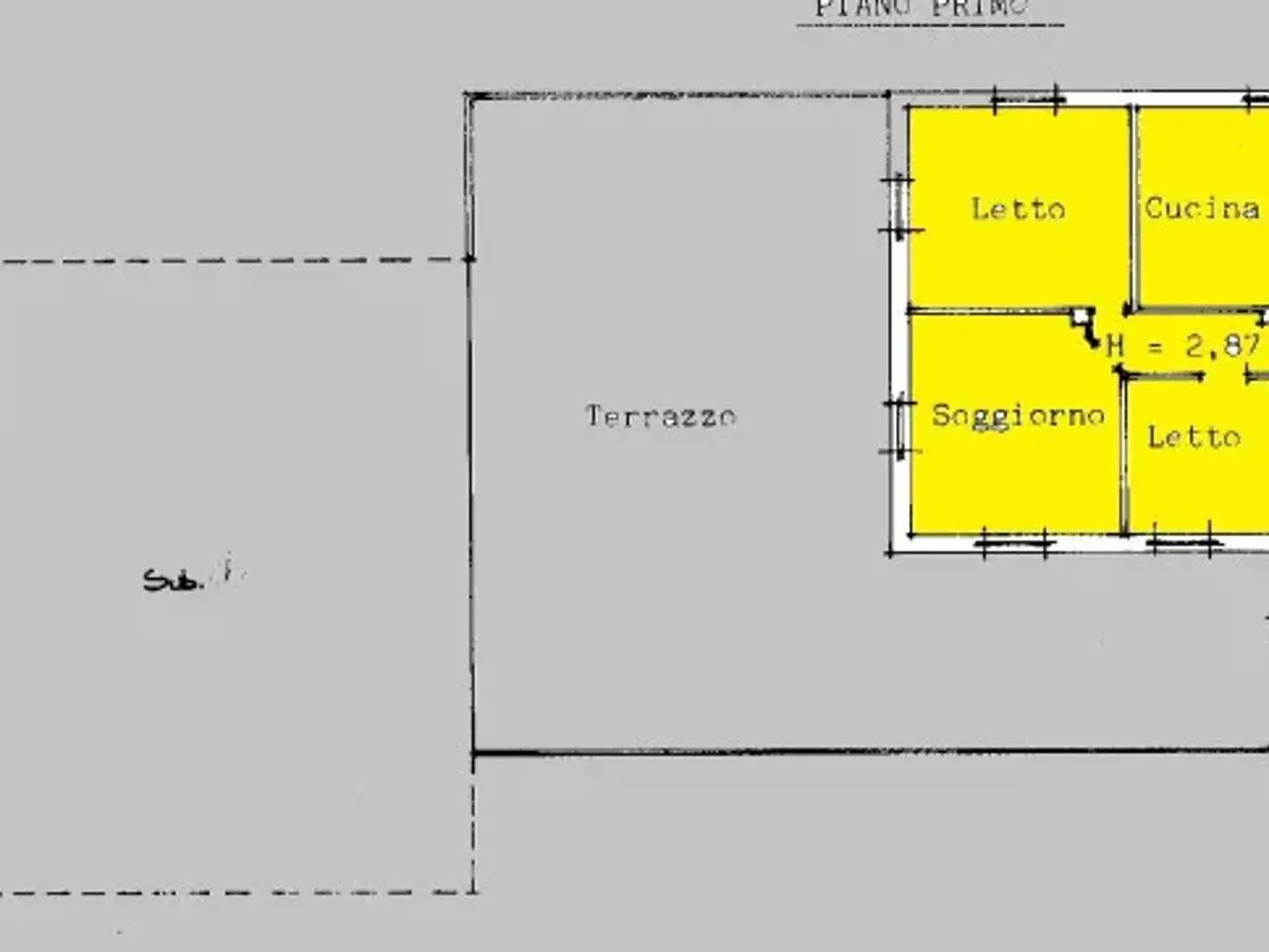 Capannone in Via Pedine, Tollo, {3} - Planimetria 1