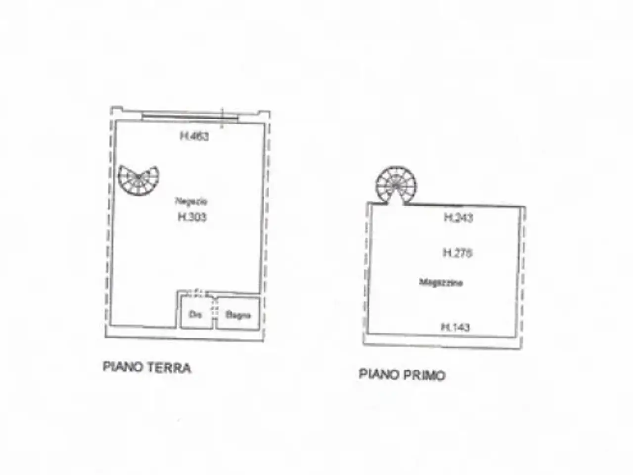 Negozio in Piazza Curtatone, Lucca, {3} - Planimetria 1