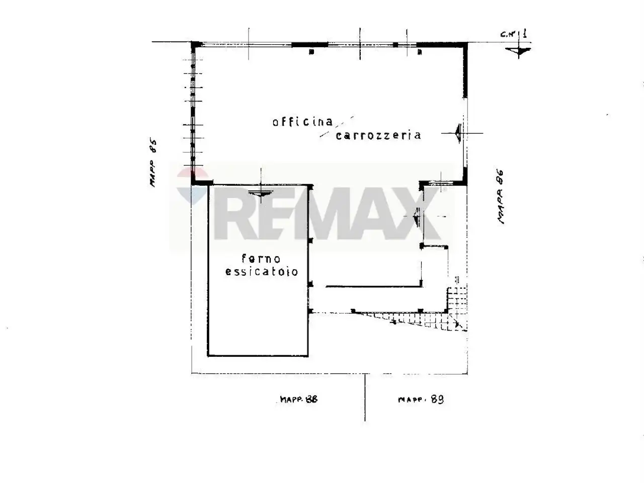 Capannone in Via G. Garibaldi 1, Carpiano, {3} - Planimetria 1