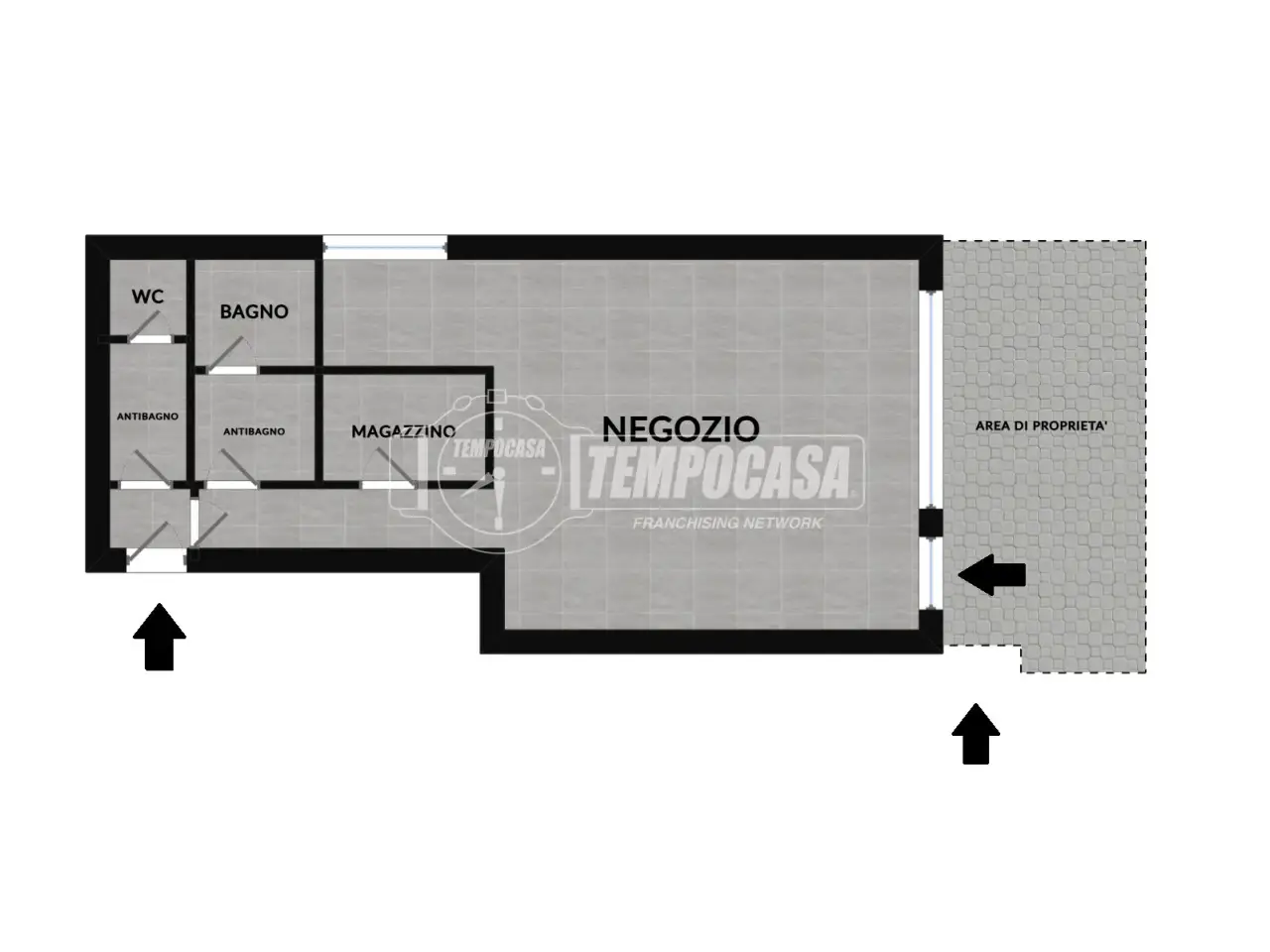 Negozio in Via San Giuseppe, Cantu', {3} - Planimetria 1