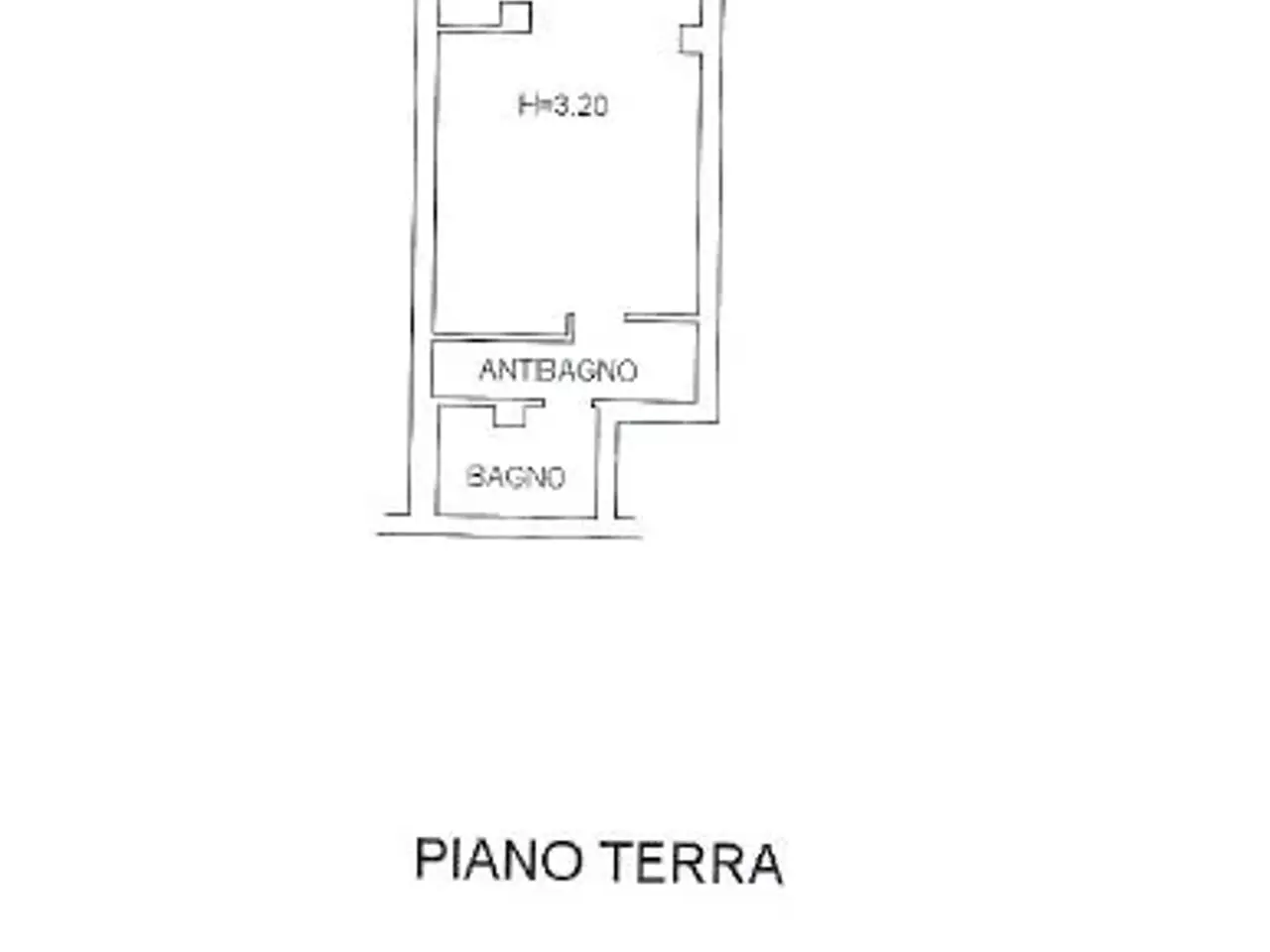 Negozio in Via Cassiano da Fabriano, Macerata, {3} - Planimetria 1